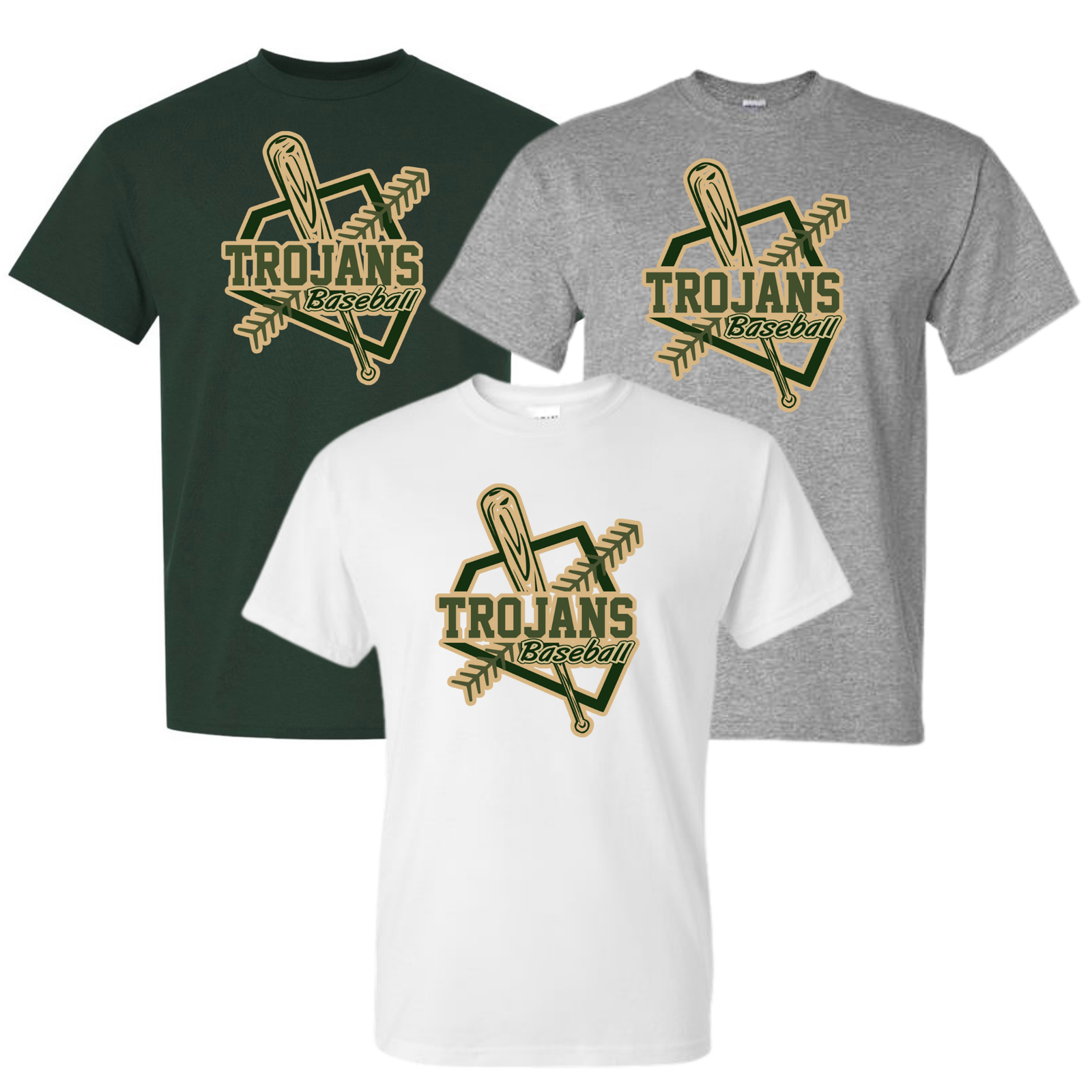 trojans baseball t shirt