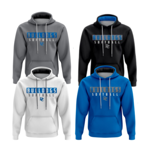 BULLDOGS SOFTBALL FLEECE LINED HOODIE (PERFORMANCE WEAR)