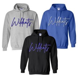 grunge wildcats hoodie (copy)