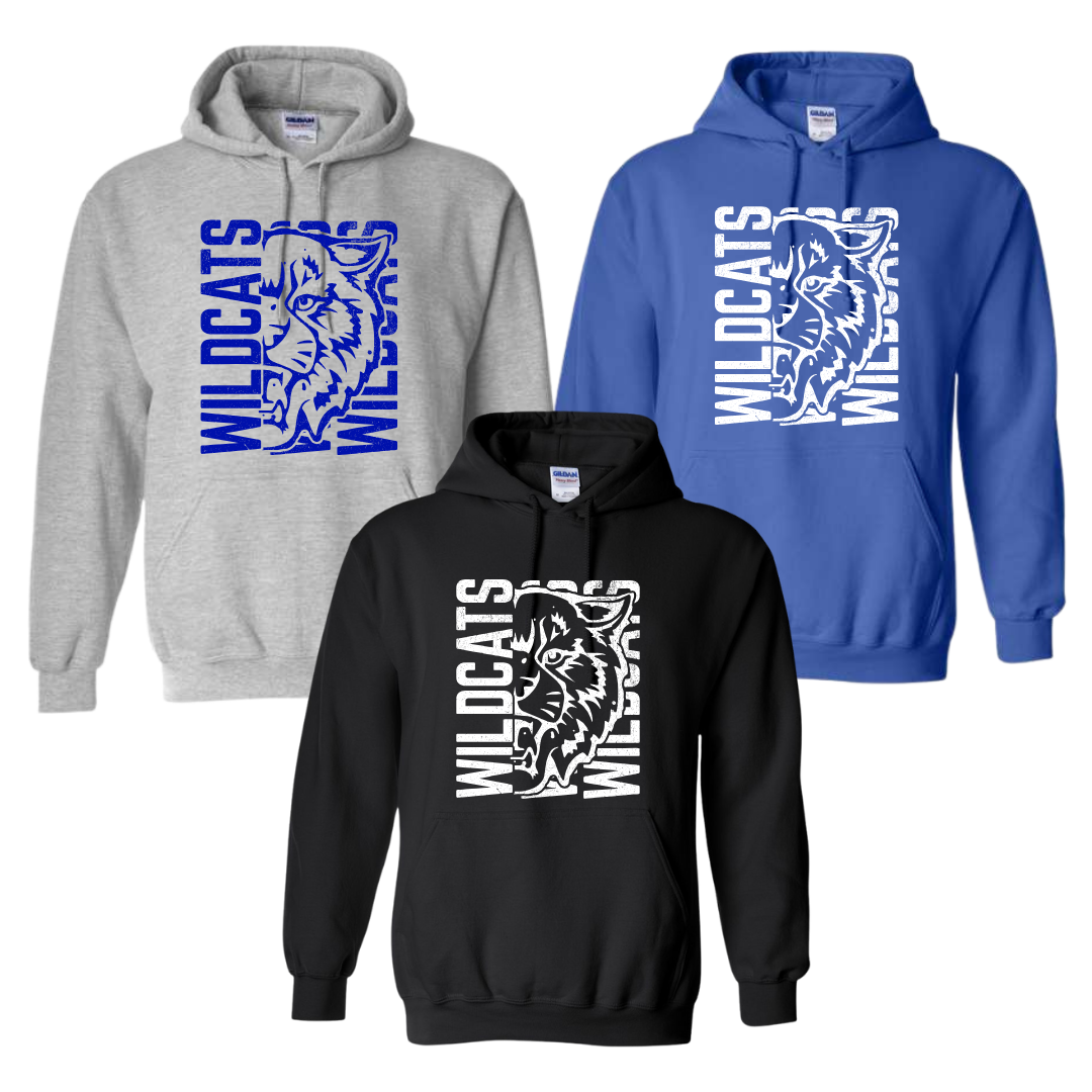 grunge wildcats hoodie (copy)