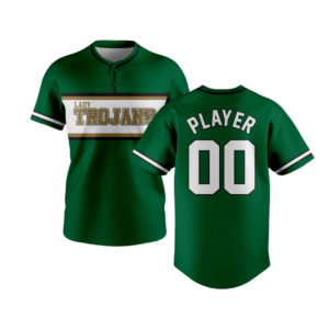 trojans green and vegas gold 2 button jersey
