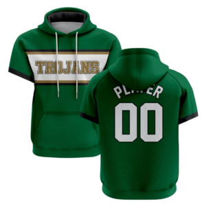 trojans green and vegas gold fleece lined hoodie
