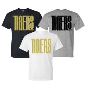 tigers script t shirt (copy)