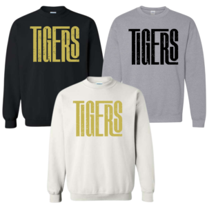 tigers stacked cotton sweatshirt (copy)