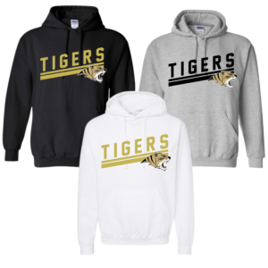 camo tigers stacked cotton hoodie (copy)