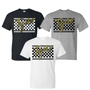 tigers lines with mascot t shirt (copy)