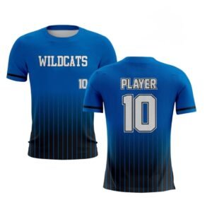 wildcats ombre pinstripe crew neck fan jersey
