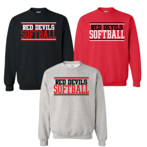 red devils softball sweatshirt