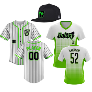 white pinstripe galaxy full button jersey (copy)