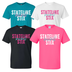 stateline stix baseball t shirt
