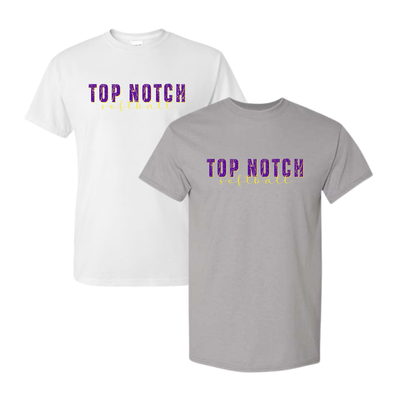 block top notch softball t shirt