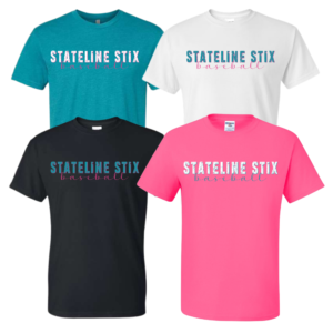 stateline stix baseball t shirt