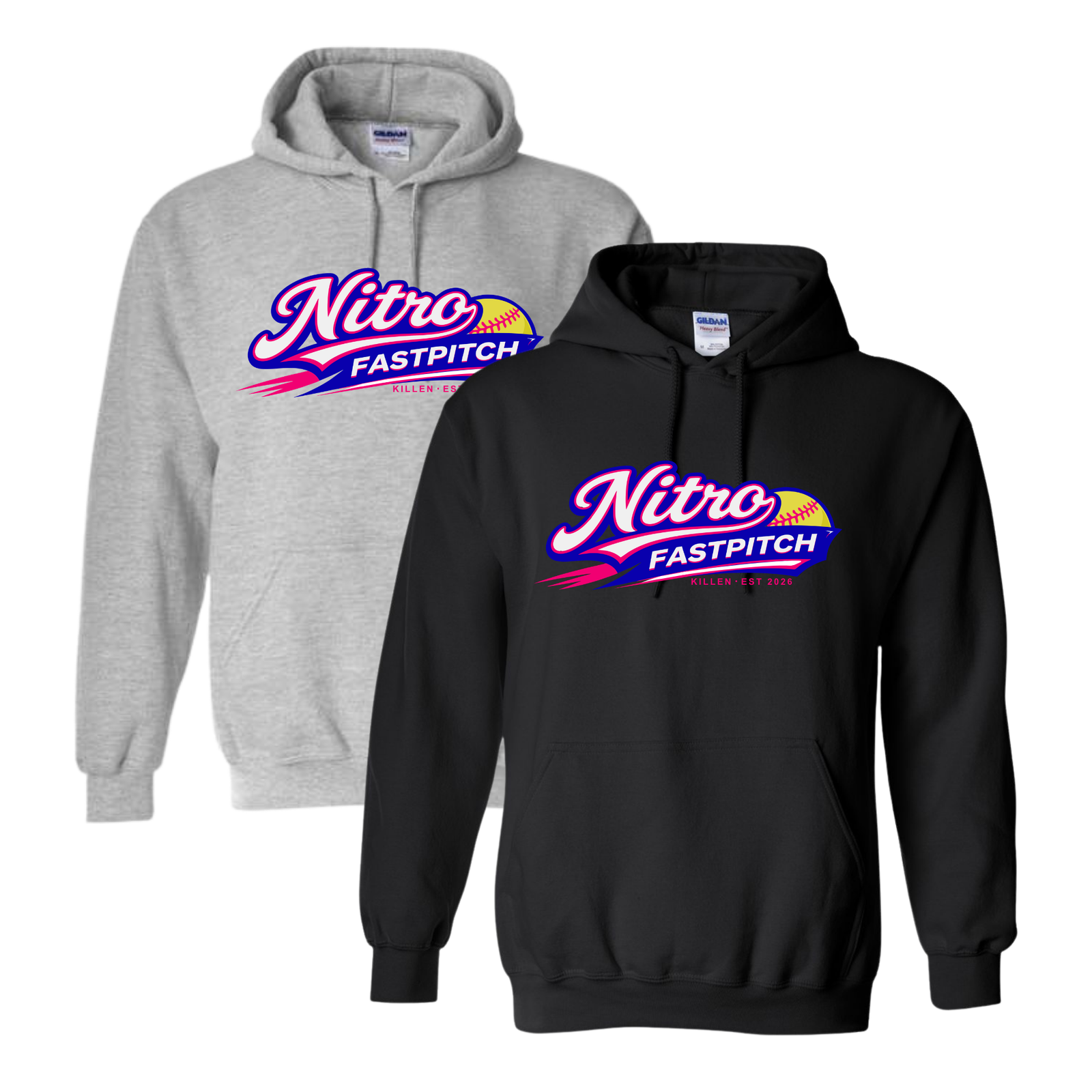 nitro fastpitch gildan t shirt