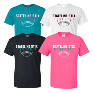 stateline stix baseball t shirt