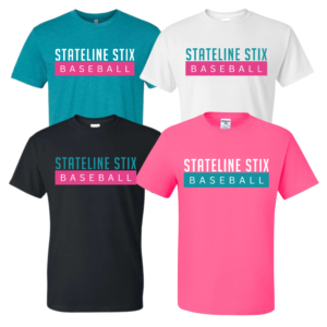 stateline stix baseball t shirt