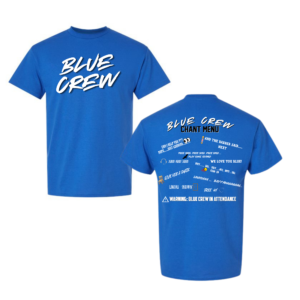 blue crew t shirt
